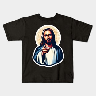 I SAW THAT Jesus MeMe Kids T-Shirt